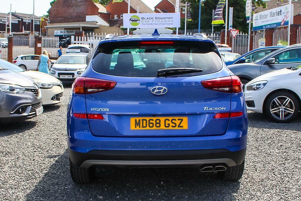 Hyundai Tucson 1.6 T-gdi Premium Euro 6 Ss MD68GSZ Blue #6