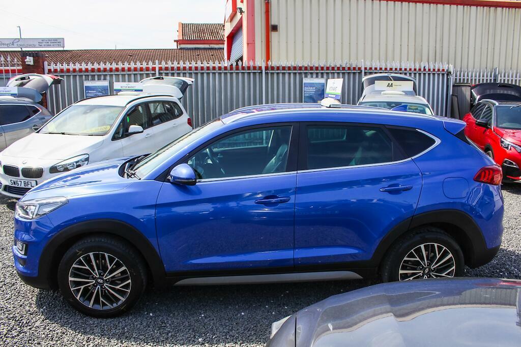 Hyundai Tucson 1.6 T-gdi Premium Euro 6 Ss MD68GSZ Blue #4