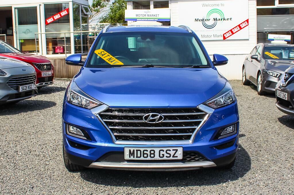Hyundai Tucson 1.6 T-gdi Premium Euro 6 Ss MD68GSZ Blue #2