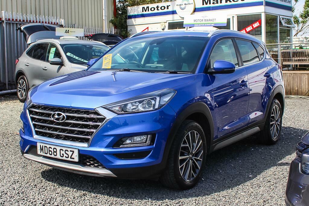 Hyundai Tucson 1.6 T-gdi Premium Euro 6 Ss MD68GSZ Blue #3