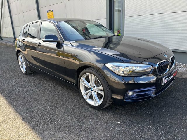 BMW 1 Series 2.0 118D Sport Hatchback Euro 6 DX67UAH Black #3
