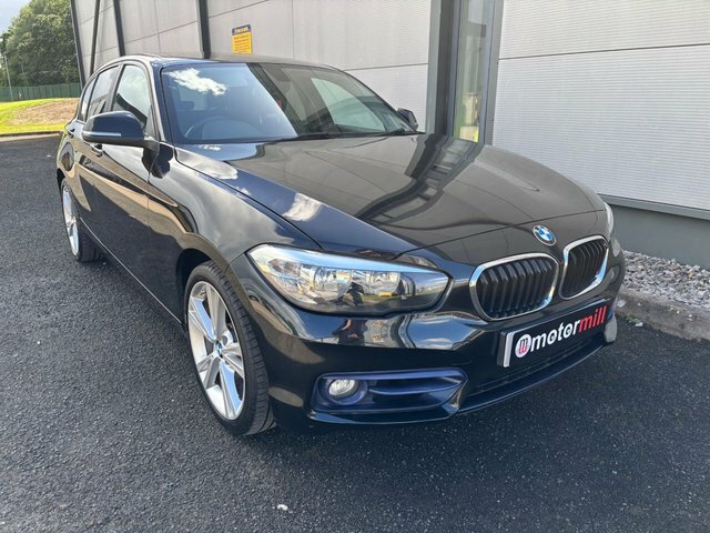 BMW 1 Series 2.0 118D Sport Hatchback Euro 6 DX67UAH Black #4