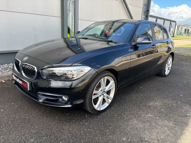 BMW 1 Series 2.0 118D Sport Hatchback Euro 6 DX67UAH Black #6
