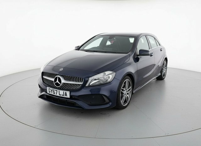 Mercedes-Benz A Class A180d Amg Line Hatchback Blue #3