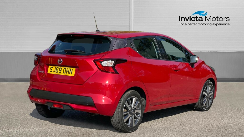 Nissan Micra Acenta Red #3