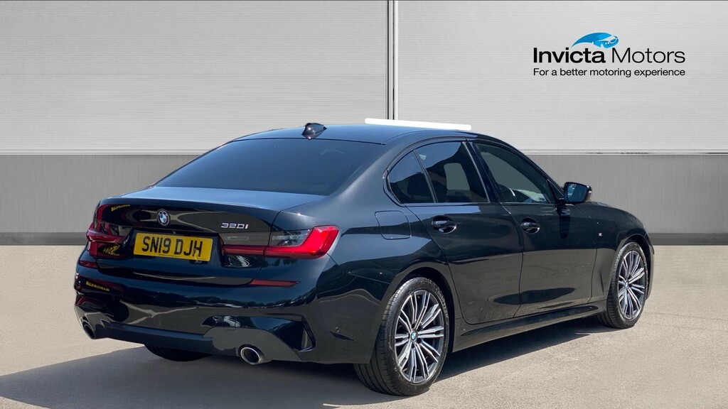 BMW 3 Series 320I M Sport SN19DJH Black #3