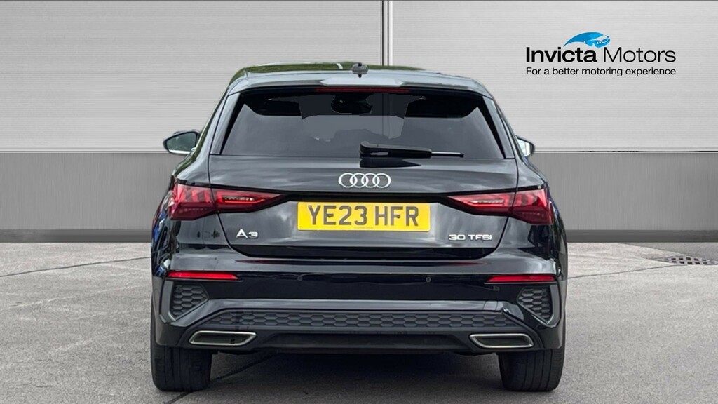 Audi A3 S Line YE23HFR Black #4