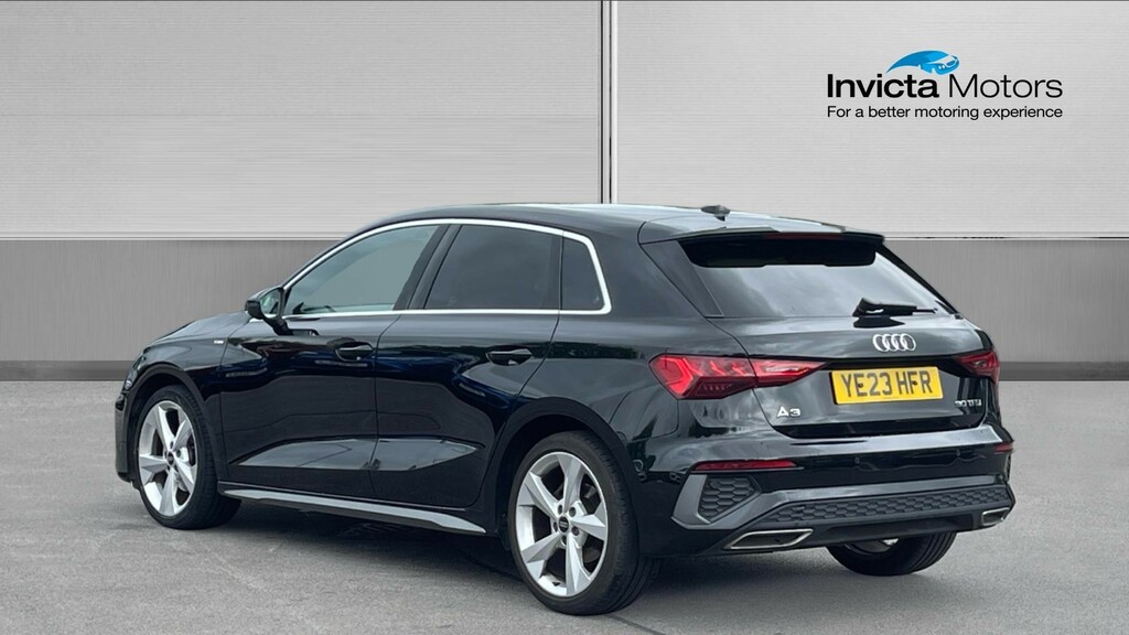 Audi A3 S Line YE23HFR Black #5