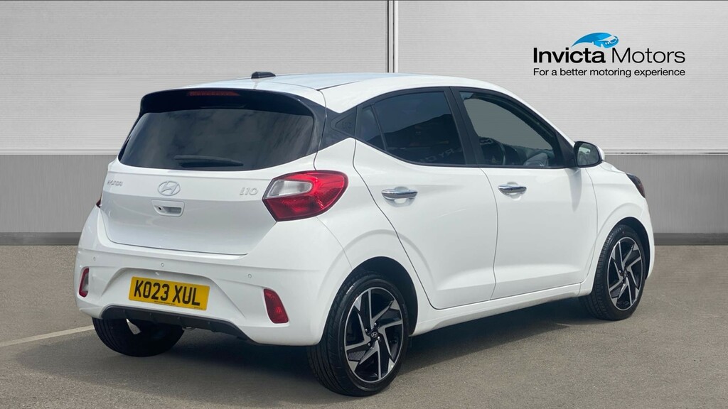 Hyundai I10 Premium KO23XUL White #3