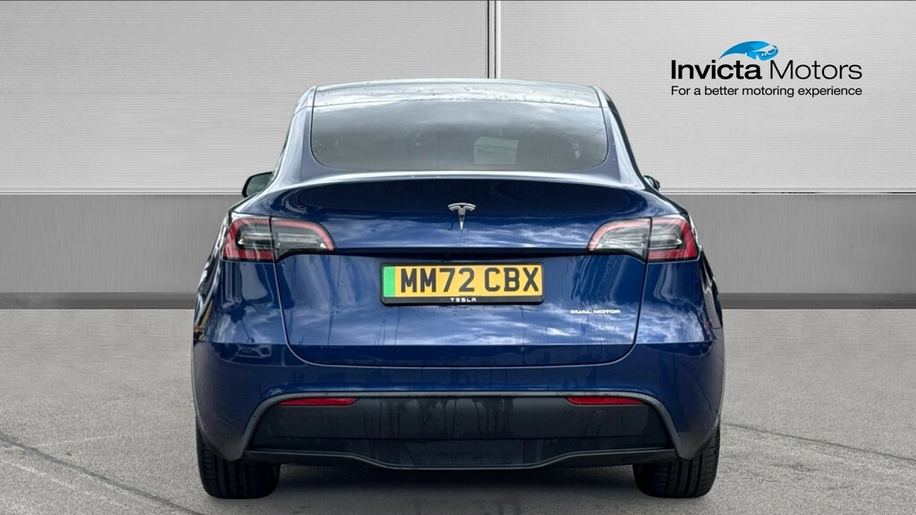 Tesla Model Y Long Range Awd Blue #4