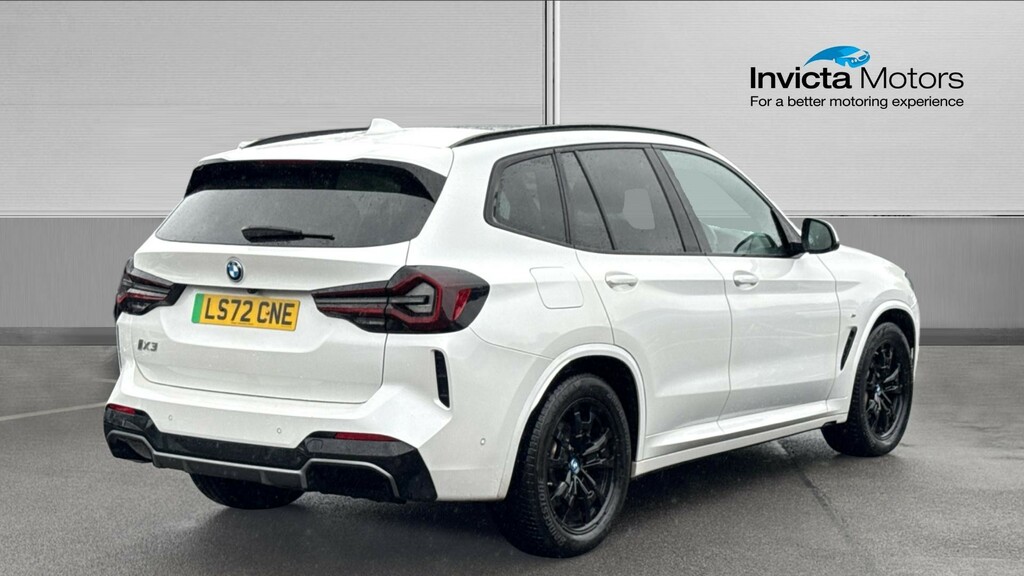 BMW iX3 M Sport White #3