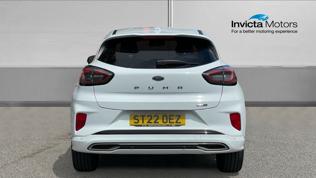 Ford Puma St-line Vignale ST22OEZ White #4