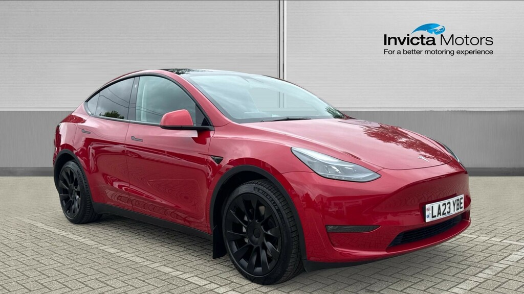 Tesla Model Y Long Range Awd Red