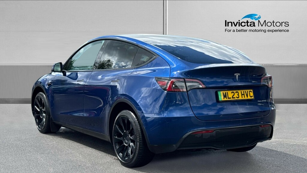Tesla Model Y Long Range Awd Blue #5
