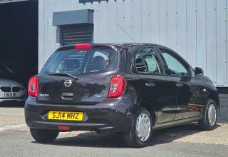 Nissan Micra 1.2 Visia Hatchback Euro 5 80 P Black #6