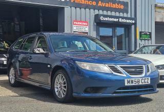 Saab 9-3 1.9 Tid Gpf Linear Se Sportwagon Blue
