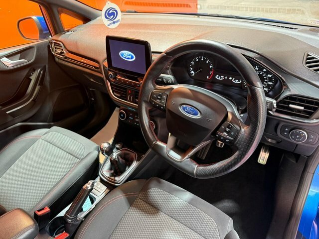Ford Fiesta 1.0T Ecoboost St-line Edition Hatchback KO69YLC Blue #4