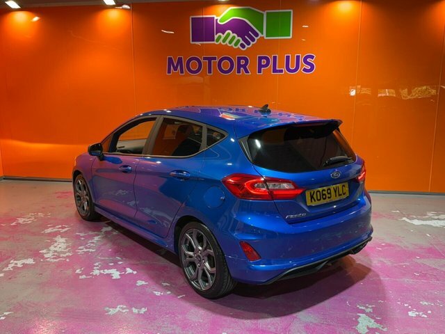 Ford Fiesta 1.0T Ecoboost St-line Edition Hatchback KO69YLC Blue #3