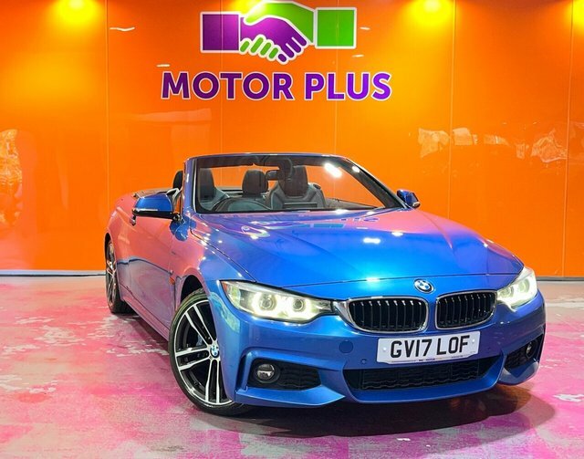 BMW 4 Series 2.0 420D M Sport Convertible Euro Blue