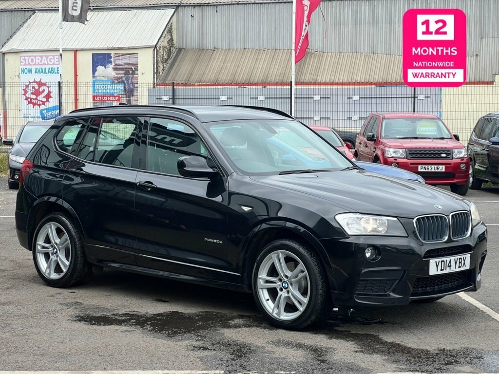 BMW X3 2L M Sport YD14YBX Black #3