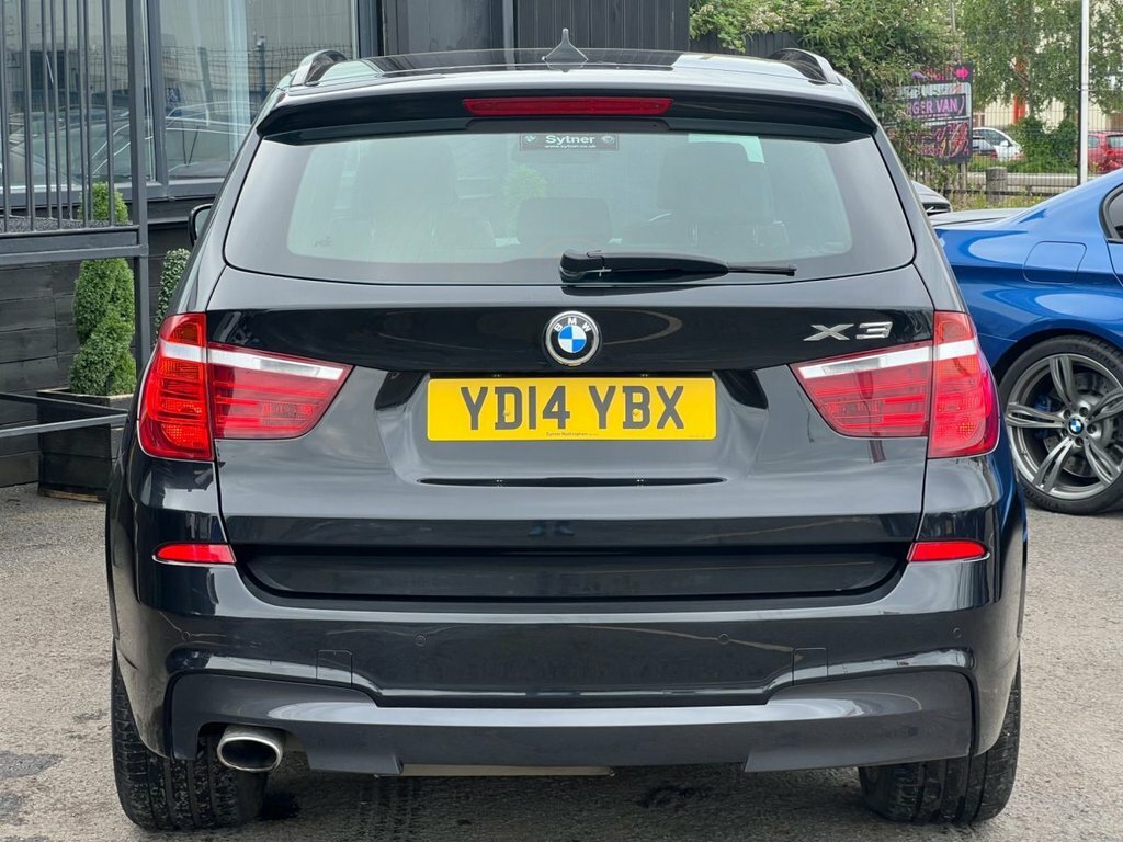 BMW X3 2L M Sport YD14YBX Black #6
