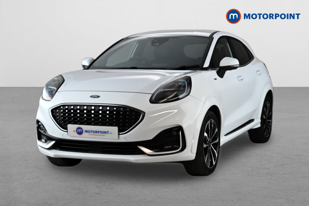 Ford Puma 1.0 Ecoboost Hybr Mhev 155 St-line Vignale Dct YX23KLP White #2