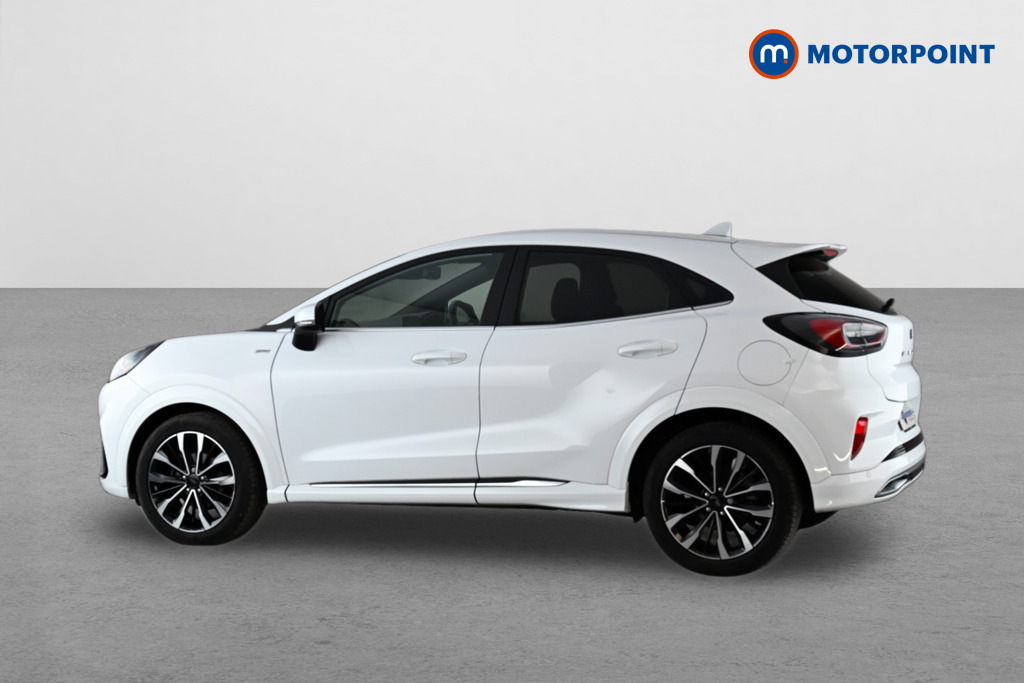 Ford Puma 1.0 Ecoboost Hybr Mhev 155 St-line Vignale Dct YX23KLP White #4