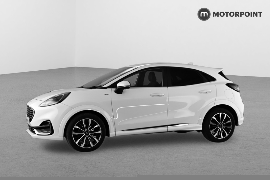 Ford Puma 1.0 Ecoboost Hybr Mhev 155 St-line Vignale Dct YX23KLP White #3