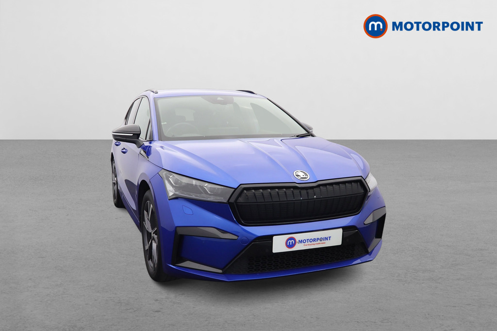 Skoda ENYAQ 210Kw 85X Sportline Plus 82Kwh 4X4 MM74EHB Blue #2