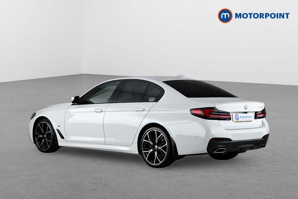 BMW 5 Series 520D Mht M Sport Step White #5