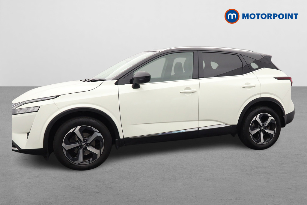 Nissan Qashqai 1.3 Dig-t Mh 158 N-connecta Xtronic ML72HTE White #4