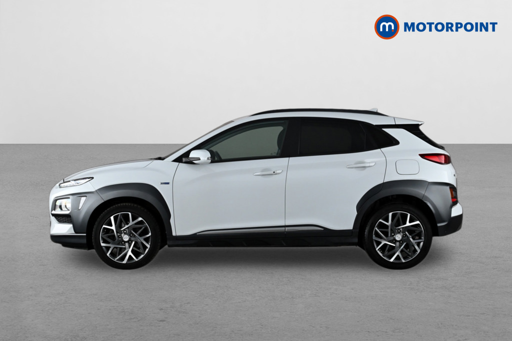 Hyundai Kona 1.6 Gdi Hybrid Premium Dct White #4