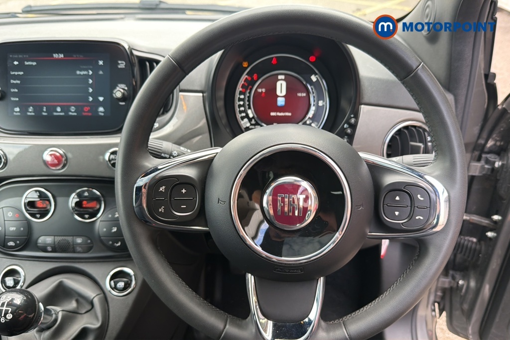 Fiat 500 Hatchback White #10