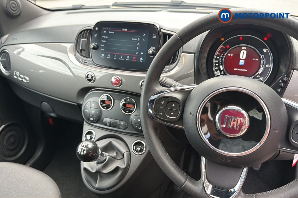 Fiat 500 Hatchback White #9