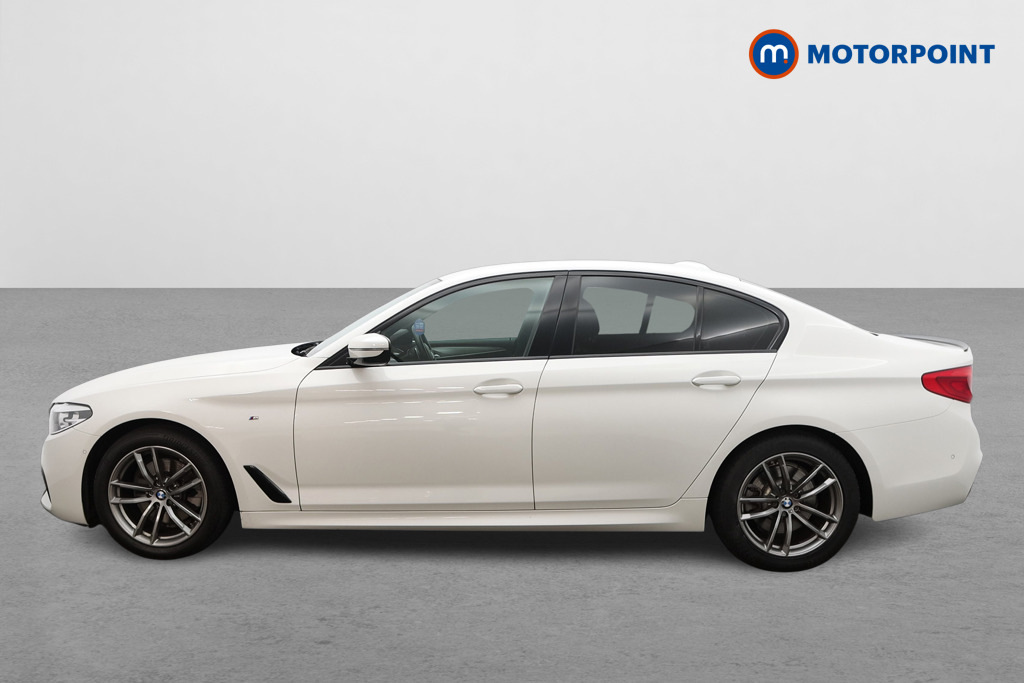 BMW 5 Series 520D Mht M Sport White #4