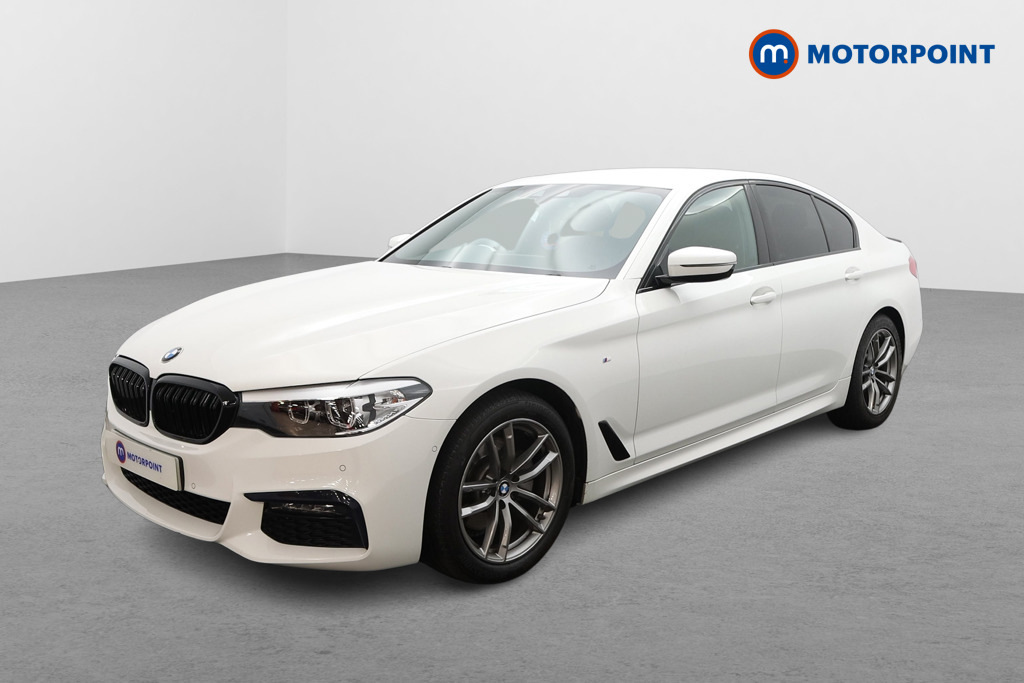 BMW 5 Series 520D Mht M Sport White #3