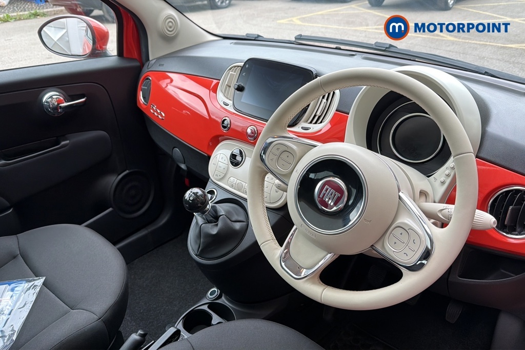 Fiat 500 Hatchback Black #9
