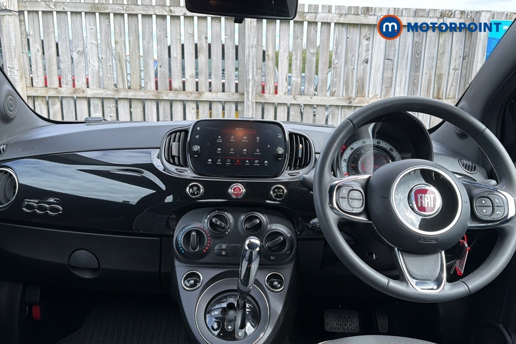 Fiat 500 Hatchback White #9