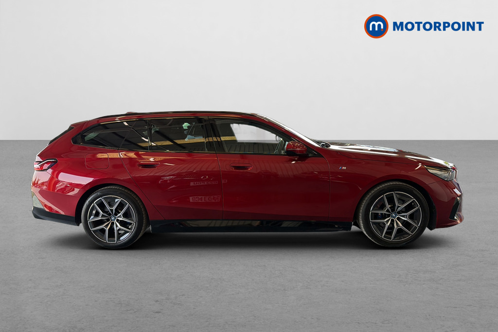 BMW 5 Series 530E M Sport Red #4