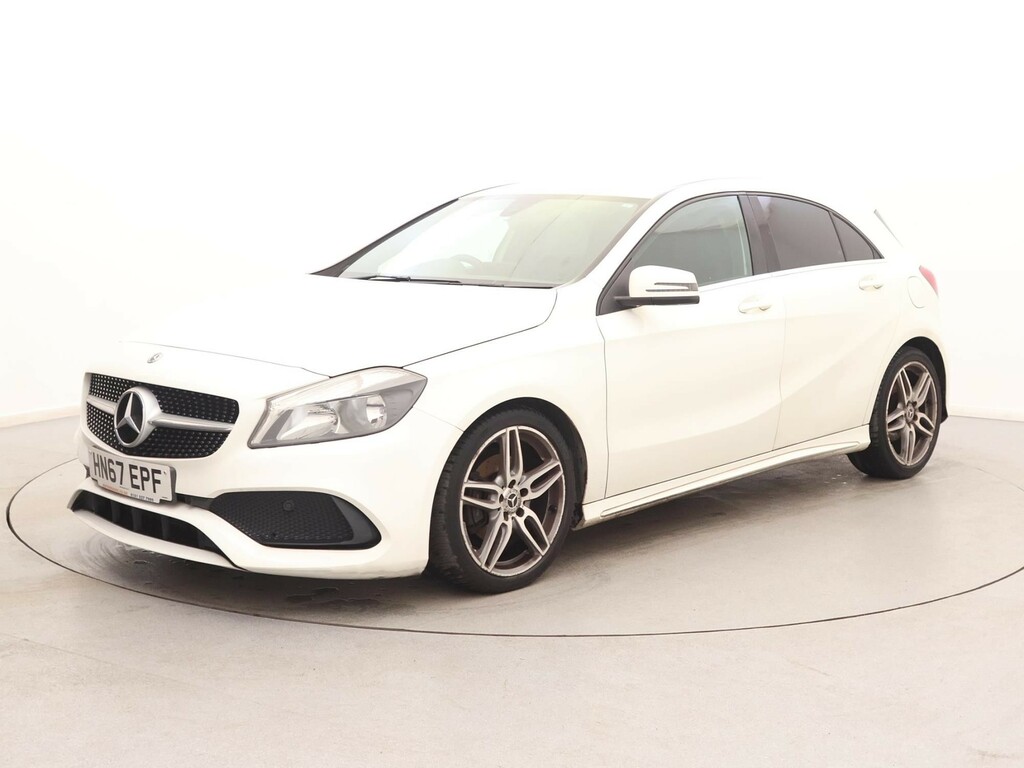 Mercedes-Benz A Class A200d Amg Line HN67EPF White #3