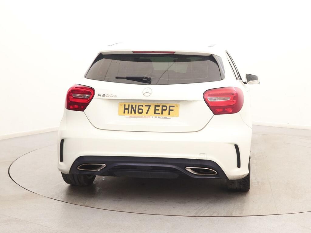 Mercedes-Benz A Class A200d Amg Line HN67EPF White #6