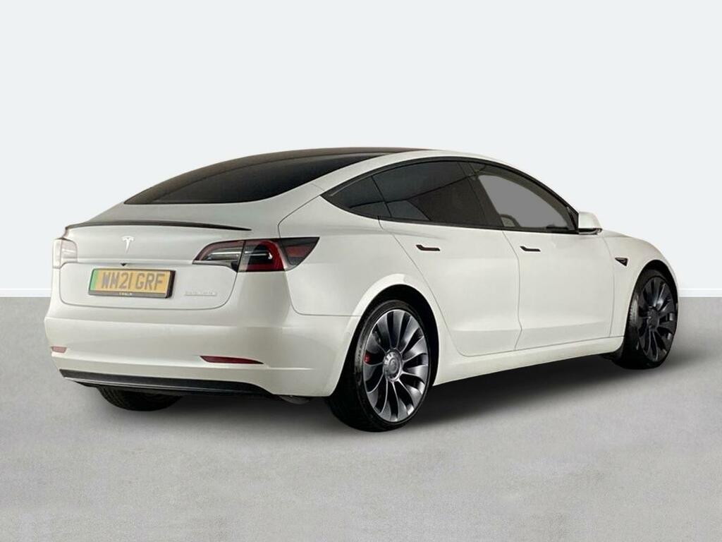 Tesla Model 3 Performance Awd Performance Upgrade L5JJV White #3