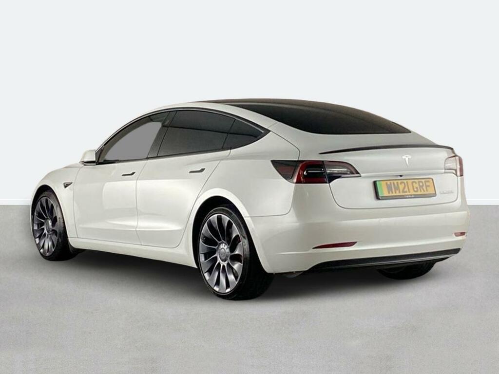 Tesla Model 3 Performance Awd Performance Upgrade L5JJV White #5