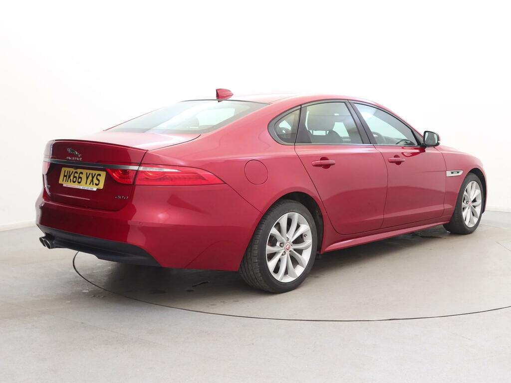 Jaguar XF 2.0D 180 R-sport HK66YXS Red #5
