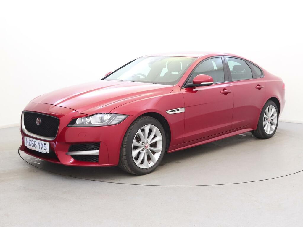 Jaguar XF 2.0D 180 R-sport HK66YXS Red #3