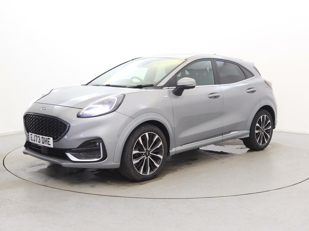 Ford Puma 1.0 Ecoboost Hybr Mhev 155 St-line Vignale Dct EJ73DHE Silver #3