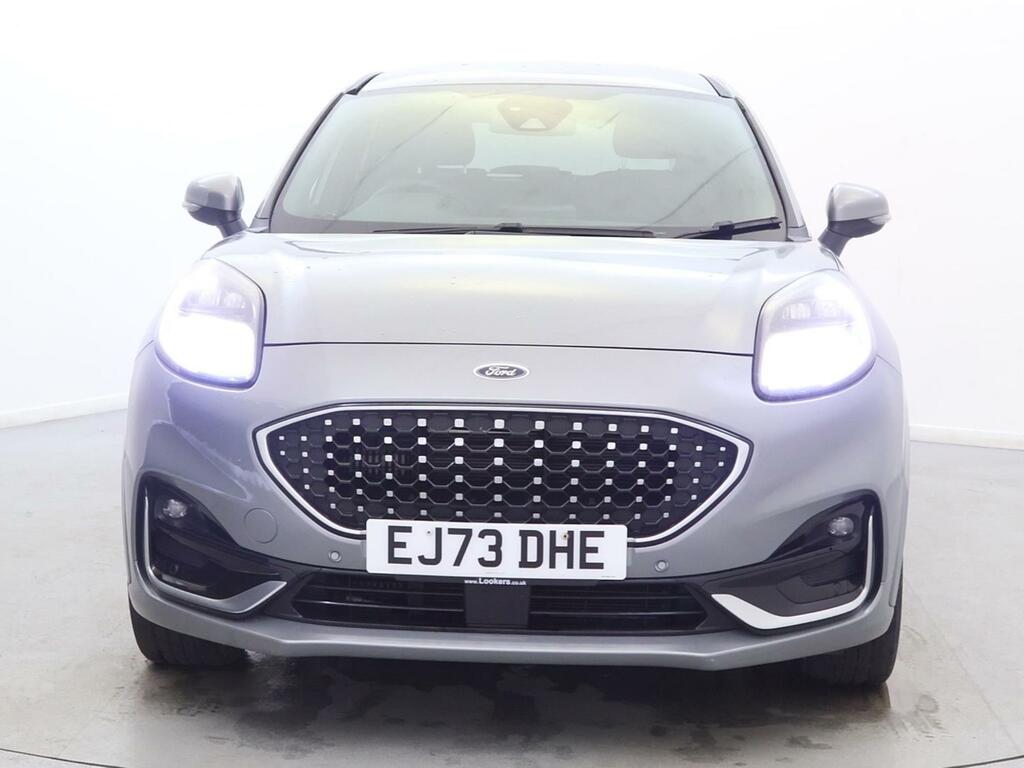 Ford Puma 1.0 Ecoboost Hybr Mhev 155 St-line Vignale Dct EJ73DHE Silver #2