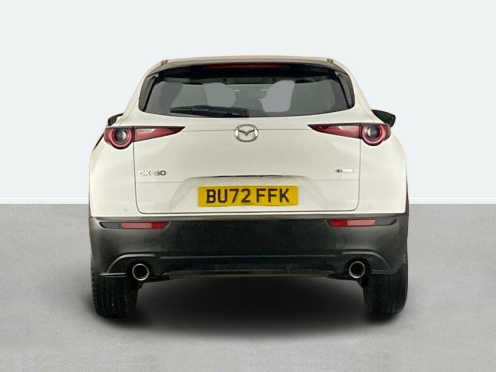 Mazda CX-30 2.0 E-skyactiv X Mhev Se-l Lux BU72FFK White #4