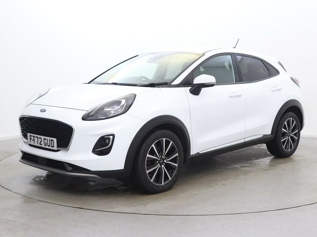 Ford Puma 1.0 Ecoboost Hybrid Mhev Titanium Dct FT72GUD White #3