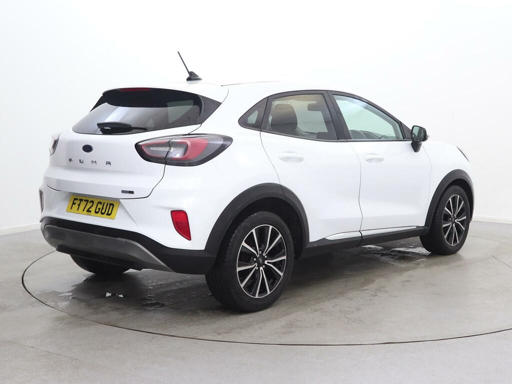 Ford Puma 1.0 Ecoboost Hybrid Mhev Titanium Dct FT72GUD White #5